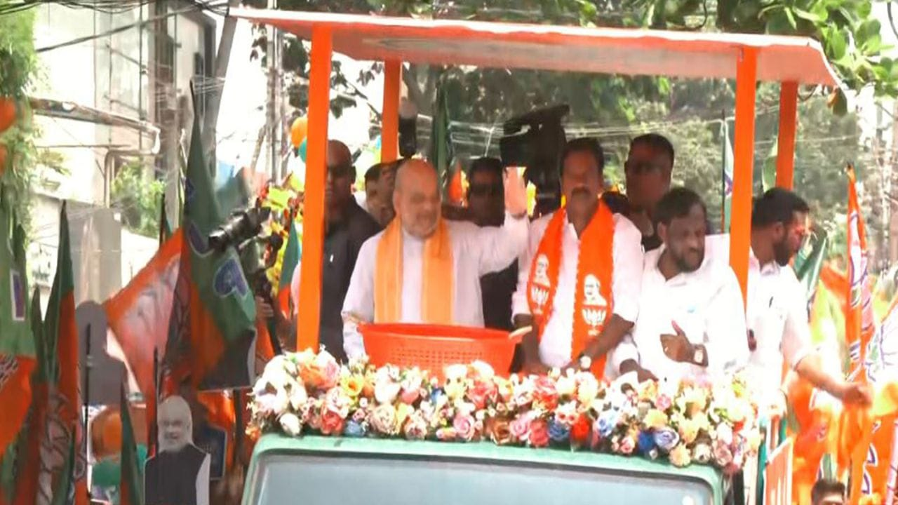  Kozhikode , Amit Shah , held , grand road show 