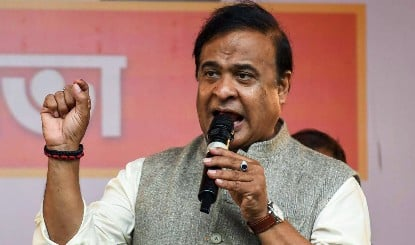 Himanta Biswa Sarma , Congress, election material, Pakistan