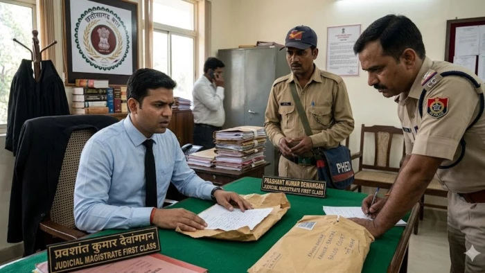 Balod, Threat ,udicial officer , 3 crore ransom