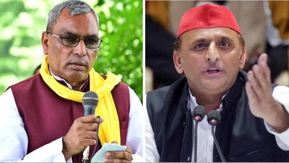 Om Prakash Rajbhar attacks Akhilesh Yadav, he lies 100%.\"