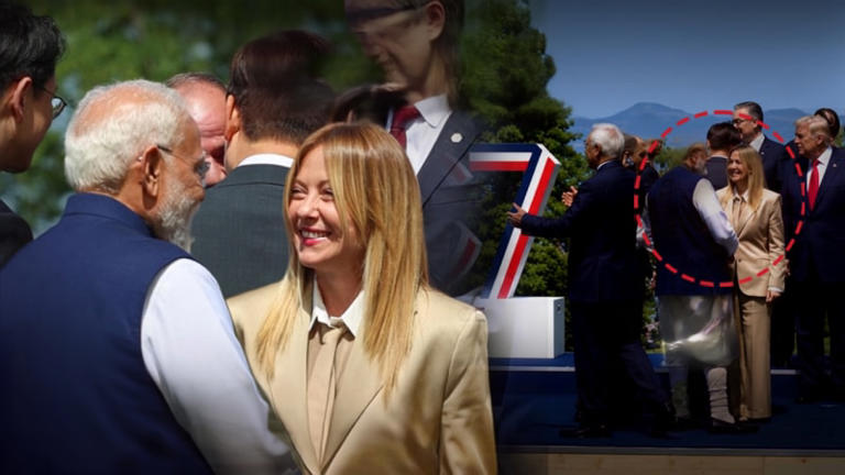 G7 summit grabs attention; Meloni , cigarette, month.