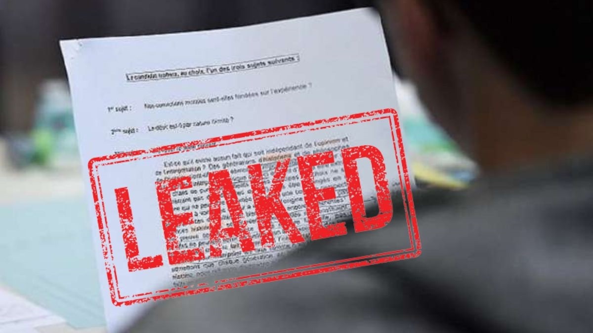 116 paper leaks , candidates affected; paper leak , mafia s, states.