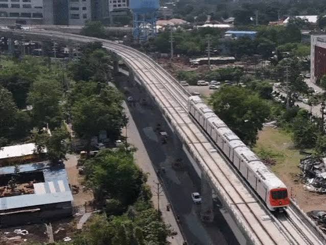 Metro train trial ,Bhopal, commercial service 