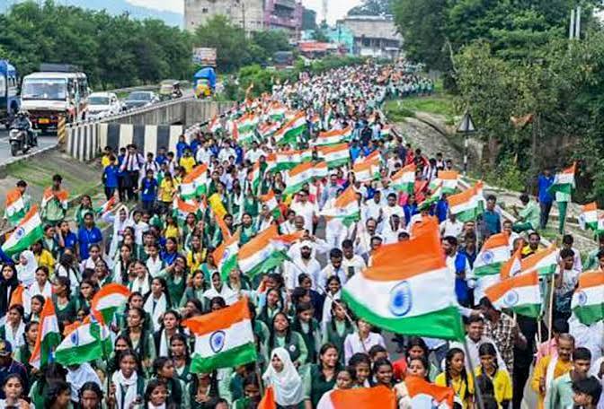 LNCT’s grand ‘,Vande Bharat ,Tiranga Yatra, patriotism