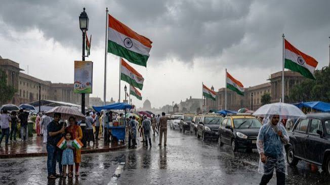 Rain,  Independence Day , UP, several districts