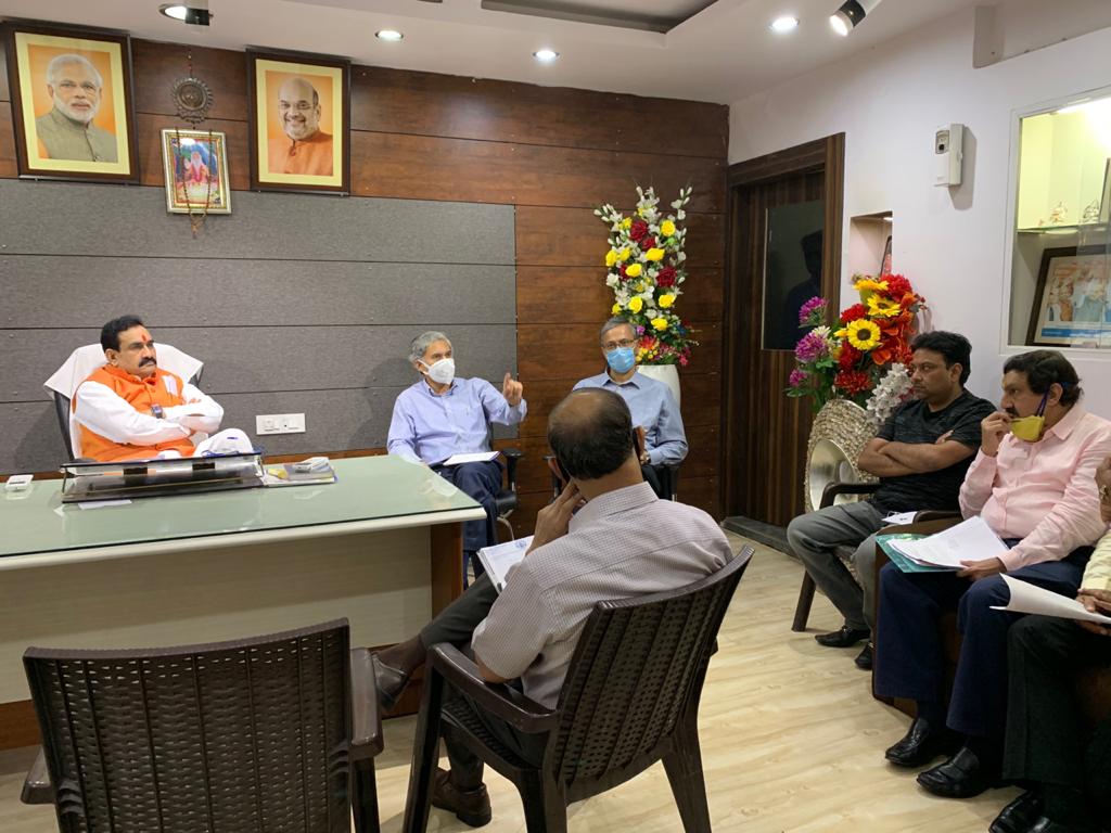 bhopal, Liquor Association ,officials met, Home Minister, Dr. Narottam Mishra