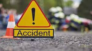 rajgarh, Bike rider killed, one injured , pickup collision