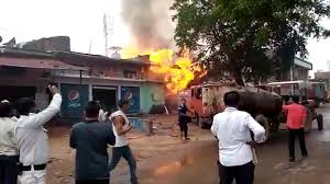 Chhatarpur, fierce fire, broke out, Pipement warehouse