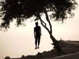 rajgarh,Convicted prisoner , parole committed suicide, hanging on a tree