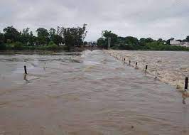 Morena,water level, rivers district increased