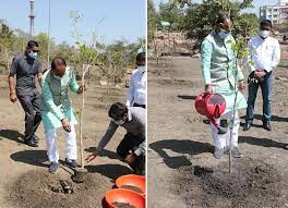 bhopal, Chief Minister Chouhan, planted Karanj plant,Smart Garden