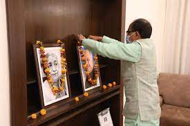 bhopal,Chief Minister Chouhan ,pays tribute, Nand Kumar Singh Chouhan 