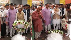 indore, CM arrived , funeral, Suhas Bhagat