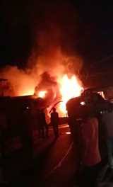 rajgarh, Fire in four shops ,including mobile
