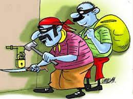 sagar,thief entered house, attacked,father and son 