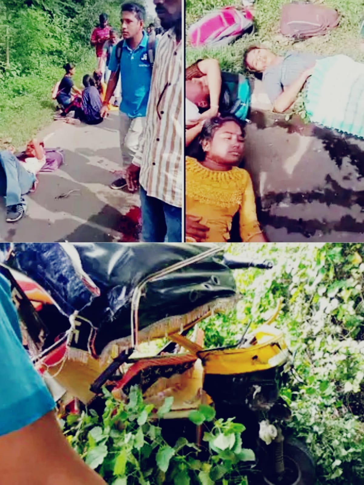 इंदौर इच्छापुर हाईवे पर ऑटो और ट्रक में भिड़ंत 17 घायल 3 की मौत 